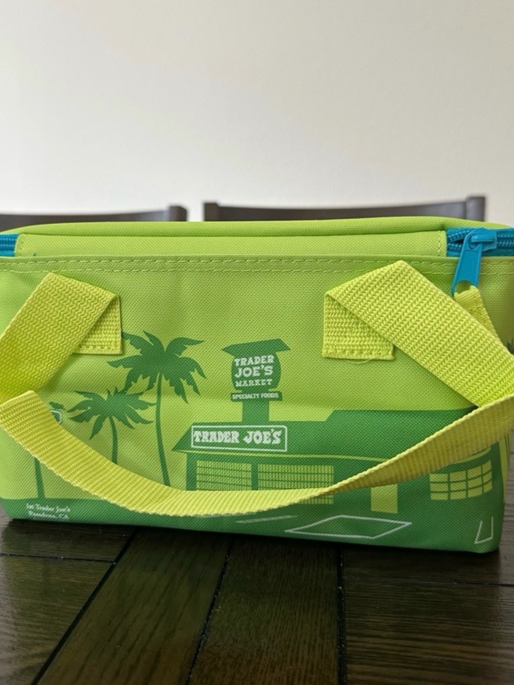 Trader Joe's Lime Green Insulated Tote